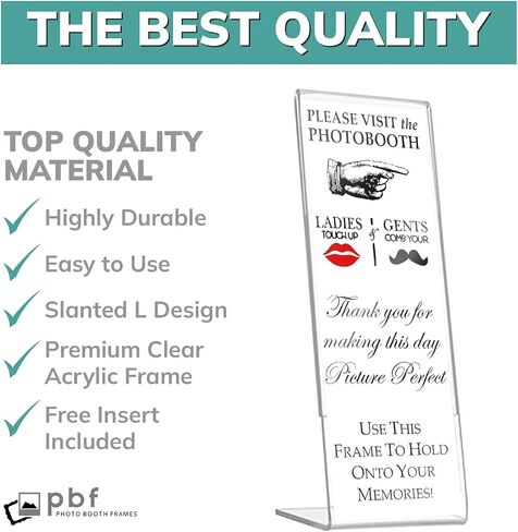 إطارات صور PBF مقاس 2 × 6 حامل علامات أكريليك | 2 × 6 حامل لافتات مائل عموديًا | ستاندات أكريليك للعرض | إطار صورة شفاف، حامل علوي لطاولة القائمة، حامل طيارة بلاستيكية (100 قطعة) in Saudi Arabia