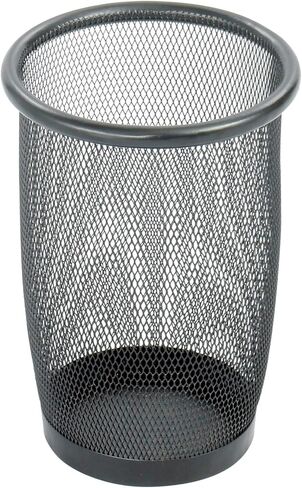 Safco Products Onyx Mesh Small Round Wastebasket, 3 Quart, Black, 9716BL in Saudi Arabia