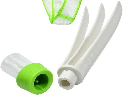 Multifunction Cleaning Brush for Car Air Vent - 2 Microfiber Sleeves Blinds Cleaner Tools for Keyboard Window Leaves Blinds Shutter 2 Pack in Saudi Arabia
