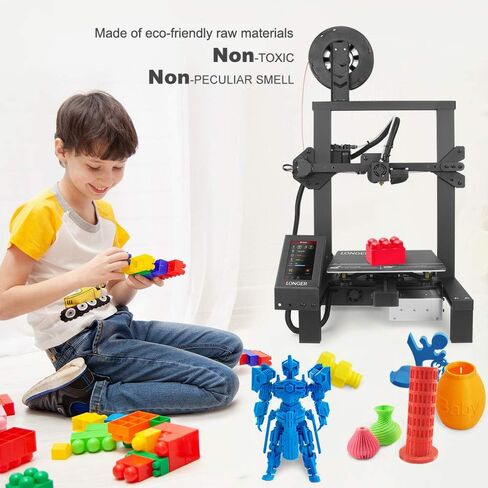 خيوط PLA 1.75 مم خيوط طابعة Pla 3D، 2.2 رطل (1 كجم) خيوط طباعة ثلاثية الأبعاد دقة الأبعاد السوداء +/- 0.02 مم عبوة واحدة in Kuwait