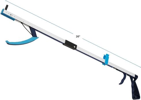 ذراع إمساك طويل يصل إلى 66 سم، أداة الوصول إلى مخلب القمامة قابلة للطي مع سلك داخلي من الفولاذ، طرف مغناطيسي قوي للقبضة، لأرفف المتجر، ومساعدة كبار السن، والتقاط القمامة والقمامة، متينة وخفيفة الوزن - من لوكست in Kuwait