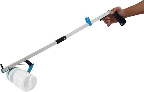 ذراع إمساك طويل يصل إلى 66 سم، أداة الوصول إلى مخلب القمامة قابلة للطي مع سلك داخلي من الفولاذ، طرف مغناطيسي قوي للقبضة، لأرفف المتجر، ومساعدة كبار السن، والتقاط القمامة والقمامة، متينة وخفيفة الوزن - من لوكست in Kuwait