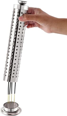 Stainless Steel Puja Agarbatti Stand, Incense Tower Holder Best for Home & Office Decoration & Gift Purpose (12-Inch) in Kuwait