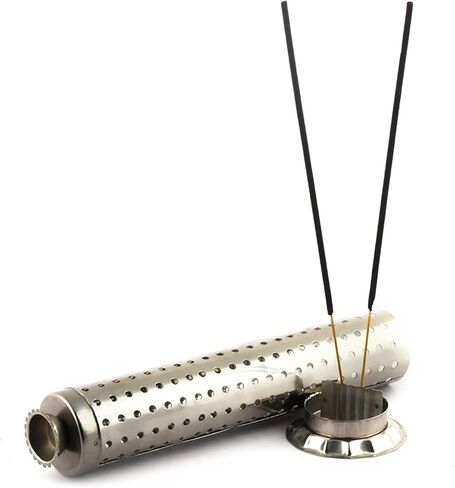 Stainless Steel Puja Agarbatti Stand, Incense Tower Holder Best for Home & Office Decoration & Gift Purpose (12-Inch) in Kuwait
