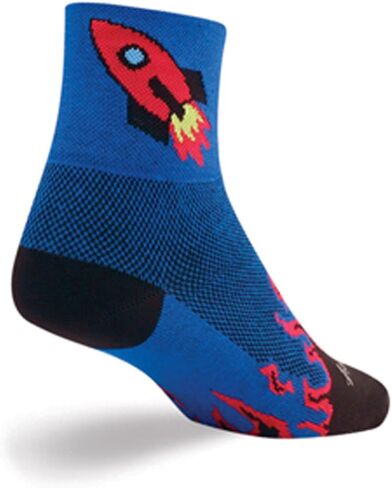 SockGuy، جوارب كلاسيكية للرجال - كبير/X-Large، Rocket Man in Saudi Arabia