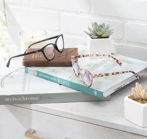 نظارات قراءة Rae Dunn "MARIE Blue Light Blocking - عبوتان مع حافظة صلبة بخط مميز من SEE BEAUTY in Kuwait