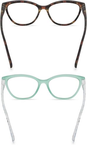 نظارات قراءة Rae Dunn "MARIE Blue Light Blocking - عبوتان مع حافظة صلبة بخط مميز من SEE BEAUTY in Kuwait