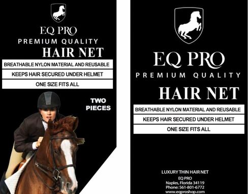 الفروسية Hairnet EQ PRO. سهل الاستخدام. يحمل جميع أنواع الشعر بشكل آمن تحت الخوذة. قابلة لإعادة الاستخدام. شبكتا شعر في كل عبوة in Saudi Arabia