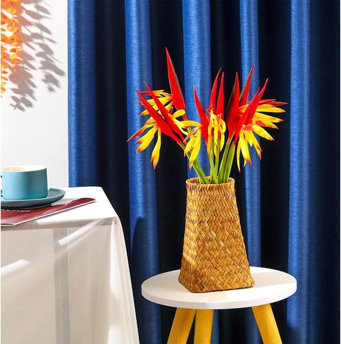 10 Pieces Bird of Paradise Artificial Plant 22 Inch Hawaiian Tropical Flowers Faux Flowers Bouquet Large Elegant Green Plant for Home Garden Decoration Office Verandah Wedding Decor Supplies (Yellow) in Saudi Arabia