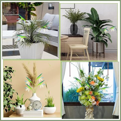 10 Pieces Bird of Paradise Artificial Plant 22 Inch Hawaiian Tropical Flowers Faux Flowers Bouquet Large Elegant Green Plant for Home Garden Decoration Office Verandah Wedding Decor Supplies (Yellow) in Saudi Arabia