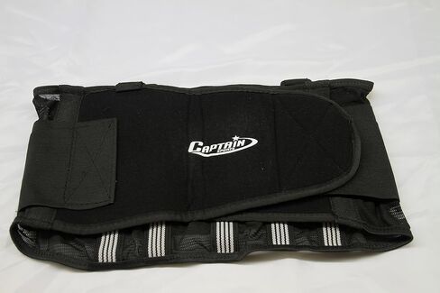كابتن سبورتس دعامة أسفل الظهر القطنية | أحزمة كتف قابلة للإزالة | دعم قابل للتعديل بالكامل | نايلون مبطن وجيد التهوية | رائع لآلام أسفل الظهر وأعلى الظهر | رجال ونساء | كبير/كبير جدًا in Kuwait