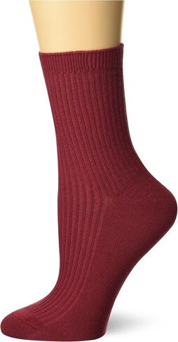 K. Bell Women's Ribbed Short Crew Socks-1 Pairs-Comfortable & Sustainable Classic Style, Navy, 4-10 in Saudi Arabia
