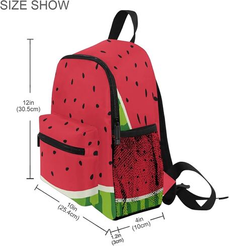 ALAZA Watermelon Red Summer Fruit Kids Toddler Backpack Schoolbag for Boys Girls Ages 3-8 in Saudi Arabia