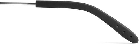 Eyeglass Temple End Tips Anti-Slip Soft Silicone Tube Sleeve Glasses Retainers Replacement Temple Tips for Flat Thin Metal Slim Eyeglass Legs(8 Pairs Black/Grey) in Saudi Arabia