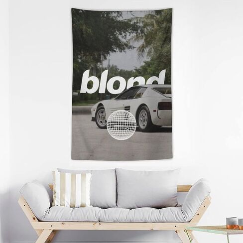 BIZHUDP Franks Oceans Blond Album Tapestry Racing Tapestry Wall Hanging Poster Art for Bedroom Living Room College Dorm Decor 40"x60" in Saudi Arabia