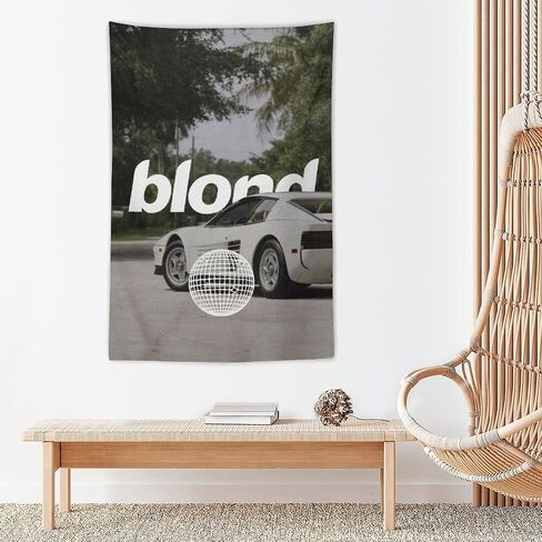 BIZHUDP Franks Oceans Blond Album Tapestry Racing Tapestry Wall Hanging Poster Art for Bedroom Living Room College Dorm Decor 40"x60" in Saudi Arabia