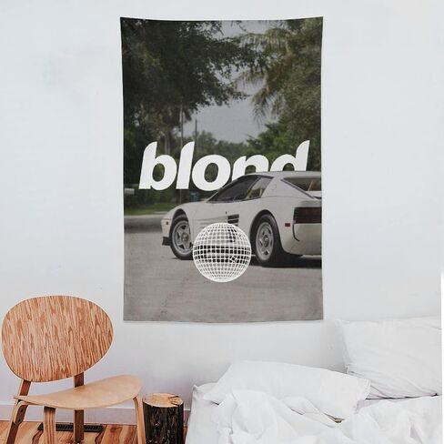 BIZHUDP Franks Oceans Blond Album Tapestry Racing Tapestry Wall Hanging Poster Art for Bedroom Living Room College Dorm Decor 40"x60" in Saudi Arabia