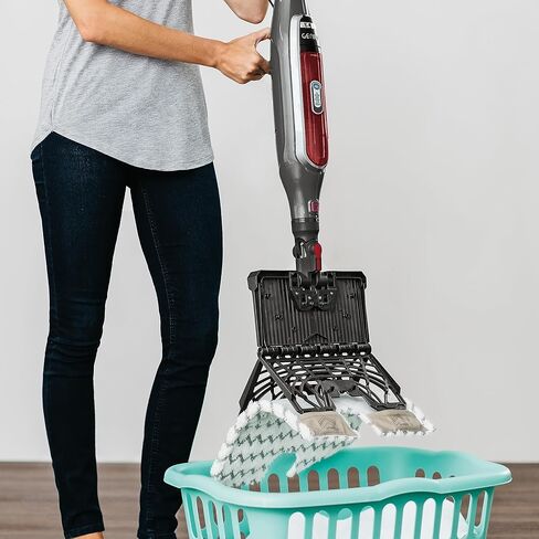 ممسحة بخار جيب بنظام تنظيف الأرضيات الصلبة جينيوس من شارك S5003D، عنابي/رمادي in Kuwait