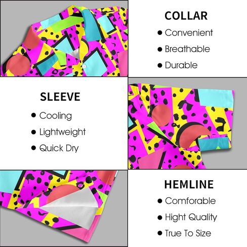 HUGLAZY Mens 2 Piece Outfits Tropical Shirts Short Sleeve Hawaiian Shirt And Shorts Beach Outfits Party Disco in Saudi Arabia