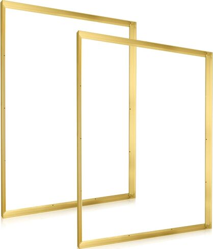 Gisafai 2 Pack Floating Frame for 36x48 Canvas Paintings Prints DIY Metal Floater Frame for Portrait Landscape Oil Paintings Canvas Frame Float Frame Canvas Picture Frame for Home Office Wall Decor in Saudi Arabia