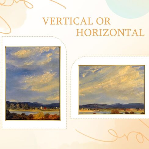 Gisafai 2 Pack Floating Frame for 36x48 Canvas Paintings Prints DIY Metal Floater Frame for Portrait Landscape Oil Paintings Canvas Frame Float Frame Canvas Picture Frame for Home Office Wall Decor in Saudi Arabia