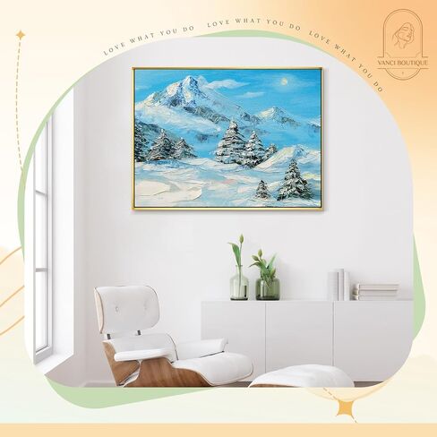 Gisafai 2 Pack Floating Frame for 36x48 Canvas Paintings Prints DIY Metal Floater Frame for Portrait Landscape Oil Paintings Canvas Frame Float Frame Canvas Picture Frame for Home Office Wall Decor in Saudi Arabia