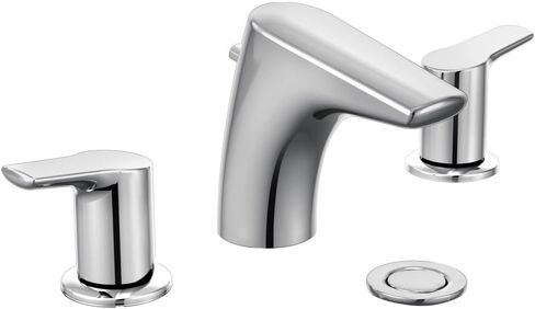 Moen T6820 Method Two-Handle Low Arc Bathroom Faucet Without Valve, Chrome in Saudi Arabia