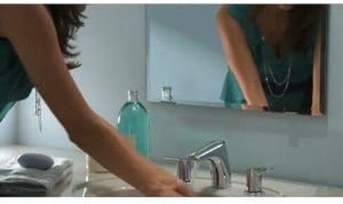 Moen T6820 Method Two-Handle Low Arc Bathroom Faucet Without Valve, Chrome in Saudi Arabia
