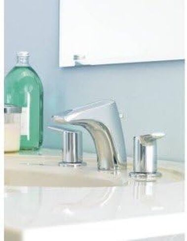 Moen T6820 Method Two-Handle Low Arc Bathroom Faucet Without Valve, Chrome in Saudi Arabia