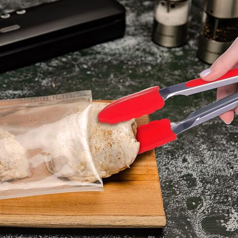 100 قطعة من أكياس OVENTE مسبقة القطع مقاس 11 بوصة × 16 بوصة تعمل مع جميع آلات ختم الفراغ، شديدة التحمل، خالية من مادة BPA لتخزين الطعام المحكم، وإعداد الوجبات، والفيديو الصوتي، والميكروويف والفريزر الآمن ACPSVPG100 in Kuwait