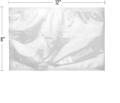 100 قطعة من أكياس OVENTE مسبقة القطع مقاس 11 بوصة × 16 بوصة تعمل مع جميع آلات ختم الفراغ، شديدة التحمل، خالية من مادة BPA لتخزين الطعام المحكم، وإعداد الوجبات، والفيديو الصوتي، والميكروويف والفريزر الآمن ACPSVPG100 in Kuwait