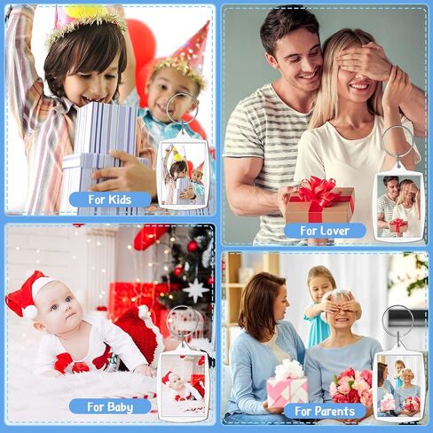 Henoyso 300 Pcs Graduation Photo Keychain Class of 2024 Graduation Keychain Gifts for Him Her Clear Photo Frame Picture Insert Keyring for Photos Acrylic Keychain Blanks Bulk, 2.2 x 1.6 Inch in Saudi Arabia