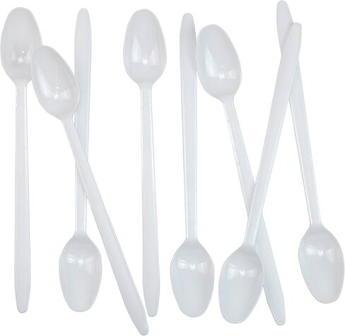 8" Long Soda/Sundae Spoons (White, 100) in Kuwait