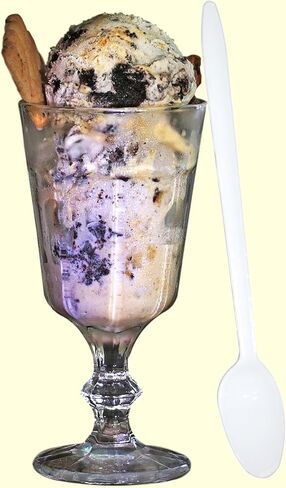 8" Long Soda/Sundae Spoons (White, 100) in Kuwait