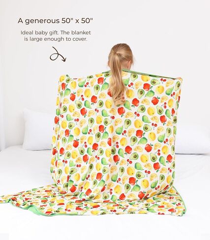 Premium Baby Blankets, Soft Viscose from Bamboo Blanket for Boys and Girls, Nursery Crib Bedding Quilt for Newborn and Toddler, Cooling for Hot Sleepers 50'' x 50'' Shark in Saudi Arabia