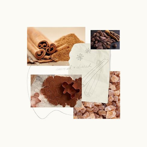 شمعة خبز الزنجبيل بالزعتر - شمعة معطرة برائحة منزلية دافئة - شمعة بفتلة واحدة - بلمسة نهائية مغطاة بالسكر (15 أونصة) in Kuwait