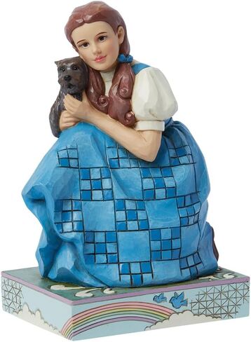 مجموعة Enesco The Wizard of Oz من تصميم Jim Shore Dorothy Holding Toto تمثال - تمثال مصنوع يدويًا من الراتنج الحجري لديكور المنزل، 5.83 بوصة in Saudi Arabia