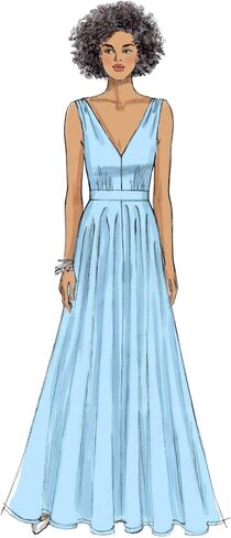 Vogue Patterns V9053 Misses' Dress Sewing Template, A5 (6-8-10-12-14) in Saudi Arabia