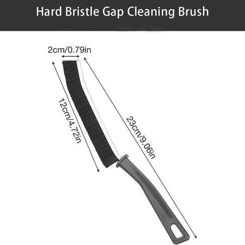 فرشاة تنظيف الفجوات ذات الشعيرات الصلبة، أداة فرشاة تنظيف الشقوق، فرشاة تنظيف فجوات الحمام المنزلية الصغيرة للمطابخ وأخدود النوافذ والبلاط (4 عبوات) in Kuwait