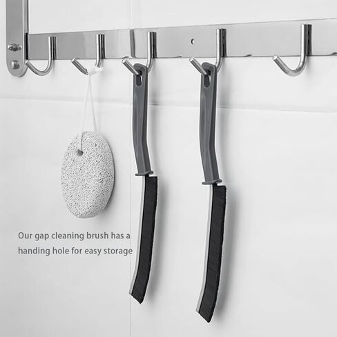 فرشاة تنظيف الفجوات ذات الشعيرات الصلبة، أداة فرشاة تنظيف الشقوق، فرشاة تنظيف فجوات الحمام المنزلية الصغيرة للمطابخ وأخدود النوافذ والبلاط (4 عبوات) in Kuwait