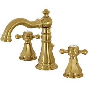 Kingston Brass FSC1973BX Metropolitan Widespread Bathroom Faucet, Brushed Brass, 11 x 5.19 x 6