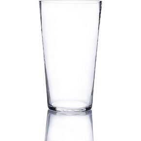 WGV Tapered Glass Vase, Width 5", Height 9", (Multiple Sizes Choices) Clear Taper Down Cylinder Floral Planter Bouquet Centerpiece for Wedding Event Home Decor, 1 Piece (VTC0509)