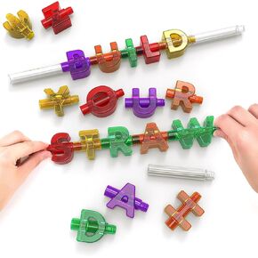 Interactive Straw, 12.5 x 2.7 x 18.5 cm, Multi-Colour