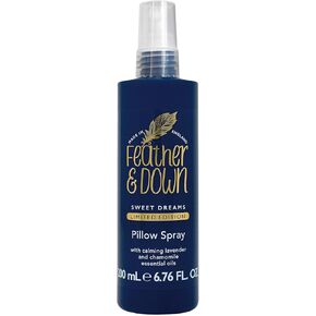 Feather & Down Sweet Dreams Limited Edition Pillow Spray (200ml) - with Calming Lavender & Chamomile Essential Oils. Encourages Calm, Tranquillity & a Restful Night's Sleep. Cruelty Free.