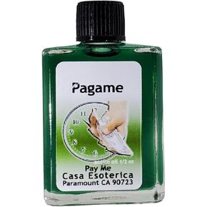 Pay Me Oil (Pagame Aceite) Spiritual Anointing Oil by CASA ESOTERICA MAGICK SPACE- Financial Success Spell - Attract Money, Increase Earnings & Get Paid for Your Work-0.5 FL OZ (1 Pack)