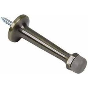 Baldwin 4045 3 Inch Solid Brass Base Mounted Door Bumper, Polished Chrome