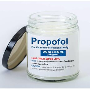 TBP Veterinary Life Vanilla Candle Propofol for Professionals Only Thank You Gifts Vet Tech Veterinarian Assistant Nurse, Funny Gift Men Women On Birthday Christmas Ivory in Saudi Arabia