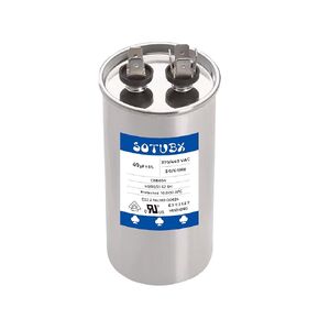 40uF 370VAC 440VAC 450VAC 50/60Hz CBB65 CBB65A 40 MFD 370/440VAC Run Start Capacitor for AC Unit Fan Motor Start or Pool Pump or Air Condenser Straight Cool Motor and Fan Starting Round Capacitor