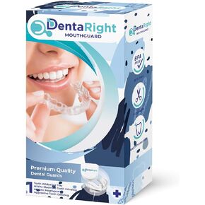 Dental Mouthguard for Bruxism, Teeth Grinding and Clenching, Pack of 6 in 3 Different Sizes Moldable, Trimmable Premium Quality Dental Night Guard for Teeth Grinding and Stops Bruxism