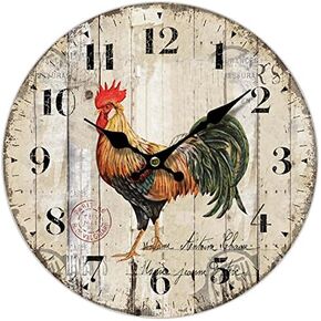 ساعة حائط دائرية من روستر كوارتز - 11 بوصة، HH311 in Kuwait